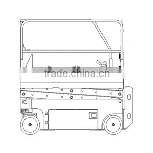 4m Lifting Height Mini Scissor Lift for Sale thumbnail-2