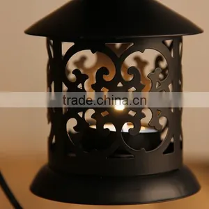 European Classical Metal Candle Holder, Hanging Iron Candlestick for Home Decoration thumbnail-2