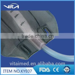 3 Chambers Urine Leg Bag With Non-woven Back KYE07 thumbnail-3