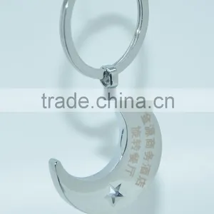 Metal Moon Epoxy Keychain Keyring Cute Keychain thumbnail-5