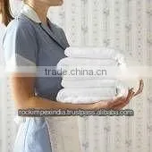 WHITE HOTEL COTTON TERRY CLOTH BATH TOWELS thumbnail-2