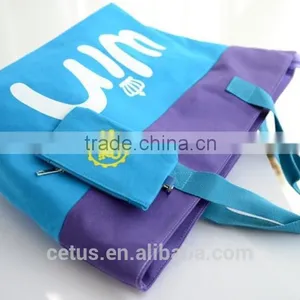 2016 Newest Custom Cheap Price Cotton Tote Bag With Zipper thumbnail-5