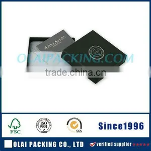 Custom Black Coated Paper Wallet Box With Logo thumbnail-1
