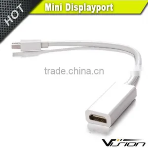 23cm White Color Mini Displayport to HDMI Adapter Cable Quality Choice thumbnail-1