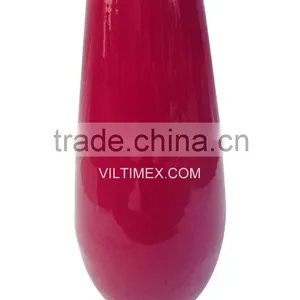 Painted Bamboo Vase (made in Vietnam) thumbnail-1