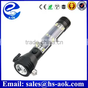 Factory Wholesale Multifunctional Solar Led Flashlight thumbnail-1