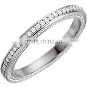 925 Silver Sculptural Eternity Band Mount211 thumbnail-1