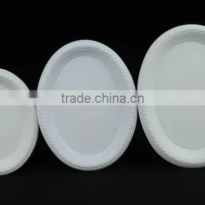 7 *9inch Oval Shape PS Plastic Plate thumbnail-1