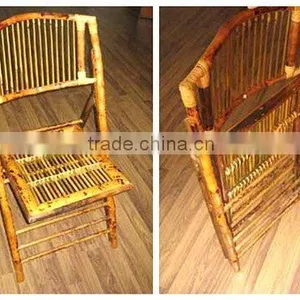 Garden Bamboo Folding Chair Used Bamboo Dining Chair Furniture thumbnail-2