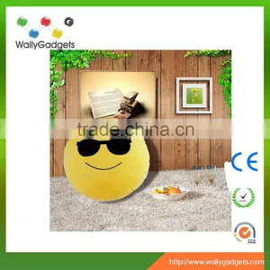 Wholesale Plush Custom Whatsapp/qq Emoji Pillow Yellow thumbnail-2