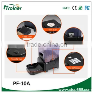 Reliable Dog Automatic Food Dispenser LCD Digital Programmable Timer Pet Feeder With A Large Capacity Hopper PF-10A thumbnail-1