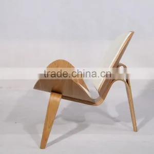 Replica CH07 Plywood Hans Wegner Shell Chair thumbnail-2