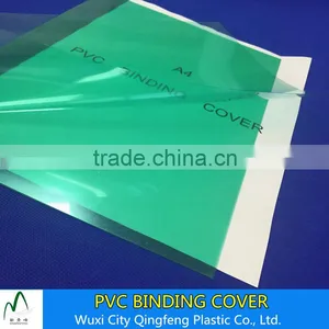 A4 A3 0.125mm 0.14mm 0.19mm PVC Book Binding Cover Transparent Sheet For Binding thumbnail-1
