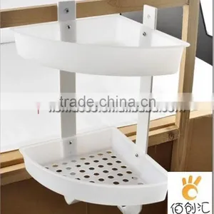 Two-double Triangle Style Multipurpose Plastic Shelves Plastic Storage Shelves thumbnail-2