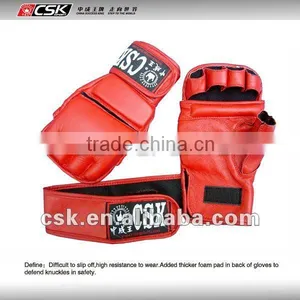 MMA Synthetic Leather Fighting Gloves thumbnail-1