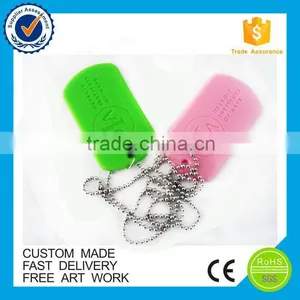 Custom High Quality Wholesale Children Safe Silicon Dog Tag thumbnail-1