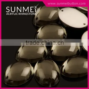 Taiwan Free Sample Sewing Acrylic Flat Back Crystal Rhinestone for Woman Clothes thumbnail-4