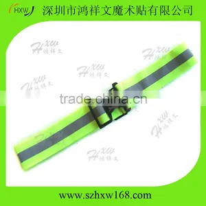 Neon Yellow Elastic Adjustable Buckle Safety Belt Cycling Walking thumbnail-5