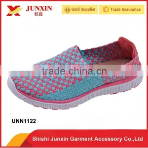Fashion New Design Woven Shoes Woven Sport Casual Shoes for Women thumbnail-1