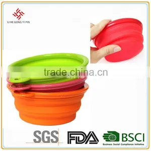 Cheap Mini Silicone Pet Collapsible Bowl thumbnail-1