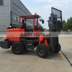 New Design Forklift Truck 2Ton Rough Terrain Forklift With Best After-Sale Service thumbnail-2