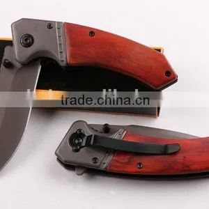 OEM 440 Stainless Steel Camping Knife With Titanium Coated Surface thumbnail-4