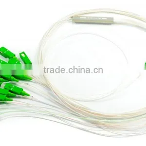 1X16 SC/APC Stainless Steel Tube Type 0.9mm Fiber Optic PLC Splitter thumbnail-5