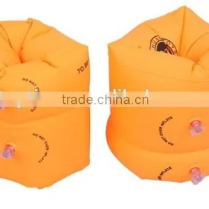 2016 Hot Sale Customised Orange Pvc Inflatable Baby Armband, Water Swimming Float Ring thumbnail-2