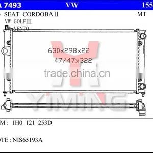 Auto Radiator for Volkswagen Seat Cordora II 91 , MT 1H0121253D thumbnail-1