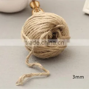China Suppliers 1MM-3MM Natural Hemp Rope,Jute Twine,Jute Rope For Hang Tag Or DIY thumbnail-5