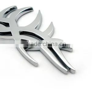 Chrome Color Body Stickers Car Emblem Logo Custom thumbnail-2
