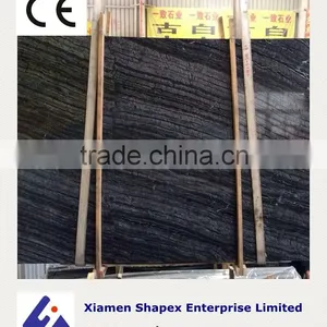 Black Facade Marble Slab With White Veins thumbnail-6