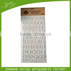 Chipboard Printing Alphabet Board Sticker thumbnail-1