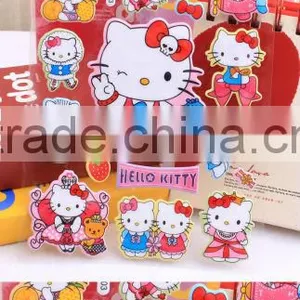 Hello-kitty Cartoon Design Puffy Swall Tickers thumbnail-1