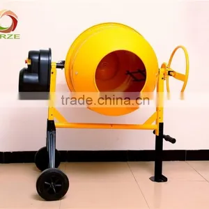 Mini Mobile Hand Operate Electric Motor Gasoline Power Construction Equipment Machine Concrete Mixer Cement Mixer thumbnail-1
