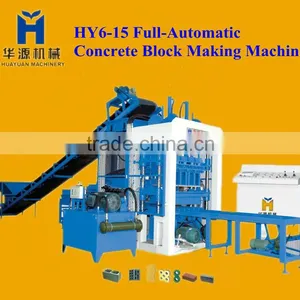 Full Automatic Concrete Block Making Machine,Block Macine QT6-15 thumbnail-1
