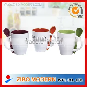 Ceramic Mug With Spoon thumbnail-1