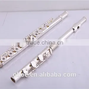 Musical Instrument 17 Open Holes Silver Plated Flute With Split E Mechanism Offset-G Keys and B Foot thumbnail-2