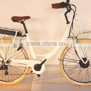700CC Retro e Bike 36V 250W With Front Carrier ( HJ-C351) thumbnail-2