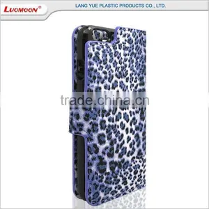 New Products 2016 Trending Leopard Pattern Separable Flip Cover Cell Phone Case With for lg K10 g3 g4 g5 g2 g1 thumbnail-3