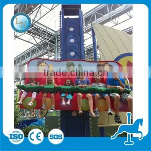 Mini Free Fall Sky Tower Frog Hopper! China Supplier Lino Amusement Jumping Frog Rides for Kids thumbnail-3