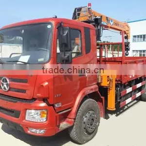 10ton Crane With Telescope Arms, SQ10S4, Hydraulic Crane on Truck. thumbnail-1