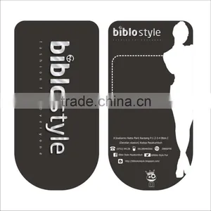 Clothing Hang Tag With Black Paper Custom Printing thumbnail-1