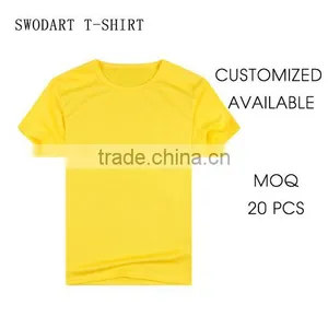2016 Customized Design Colorful Shirt Wholesale T-shirts Low Quantity Orders t Shirts Sports Shirt Fashion Style T-shirt thumbnail-1