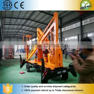 10.5M Diesel Engine &380V Electricity Double Used Multifunctional Crank Arm Type Hydraulic Movable Lifting Platform thumbnail-1