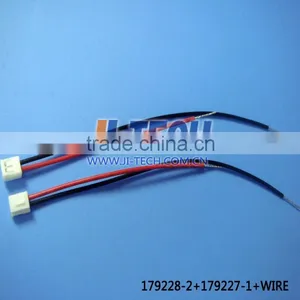 Wire Harness AMP Connector 179228-2+179227-1+wire Harness Housing+terminal+wire Harness & Cable Manufacturer thumbnail-1