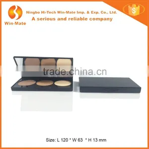 High-end 3 Pan Contour, Bronzer, Highlight Matte Colors Custom Eyeshadow Palette thumbnail-2