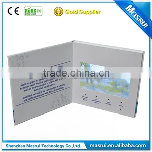 7 Inch USB Charging LCD Video Greeting Card Video Brochure With Wifi thumbnail-4