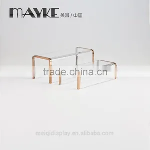 Quality Factory Supply Acrylic and Steel Combined Display Stool, Display Props, Shop Advertising Display thumbnail-2