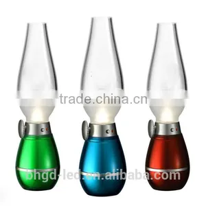 Nostalgic Kerosene Blow LED Dimmable USB Control Lamp Creative Night Light thumbnail-6